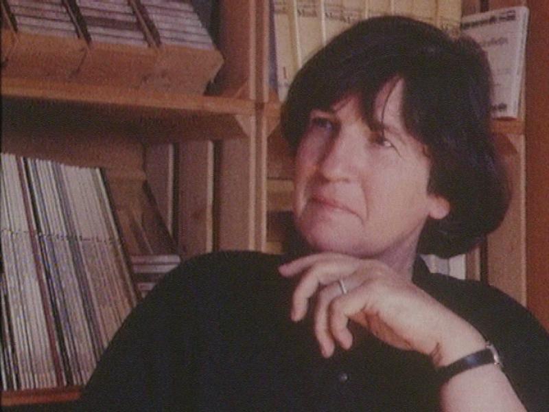 Portrait de Marguerite Dütschler, fondatrice des éditions musicales Claves. [RTS]