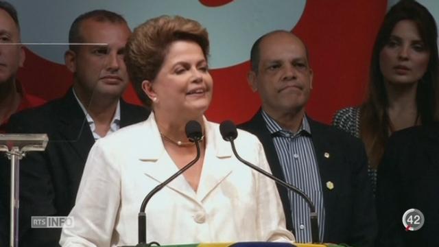 Dilma Rousseff est réélue présidente du Brésil avec un peu moins de 52%