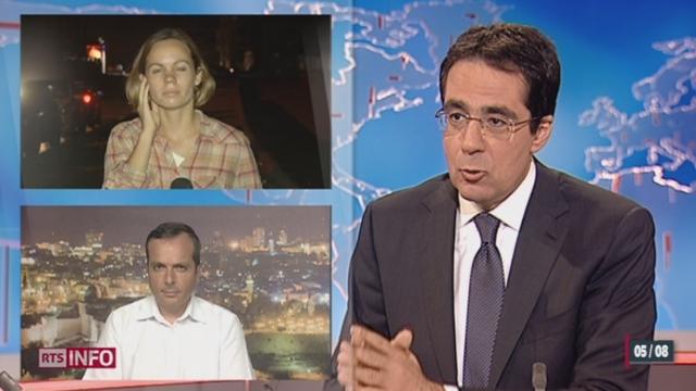 Gaza - Trêve: les précisions de Stéphane Amar, depuis Jérusalem, et Kristell Bernaud, Journaliste à Gaza