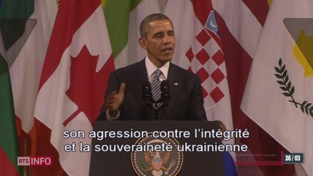 Barack Obama s'exprime sur les agissements de la Russie à l'égard de l'Ukraine