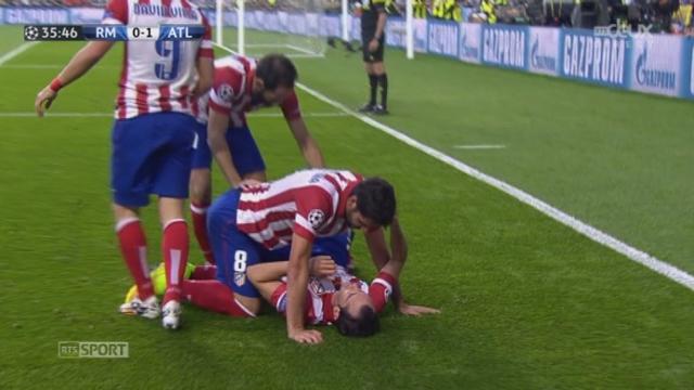 Finale, Real Madrid - Atlético Madrid (0-1): sur une action un peu confuse, Godin ouvre la marque pour l’Atlético