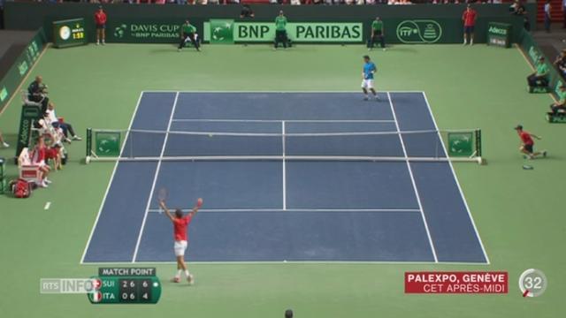 Tennis - Coupe Davis: Federer envoie la Suisse en finale
