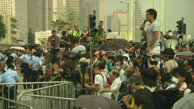 Une centaine d'irréductibles à Hong Kong