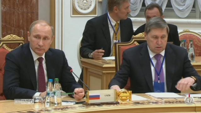 Vladimir Poutine annonce un cessez-le-feu entre Kiev et les rebelles