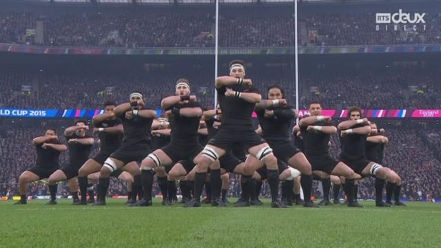 Afrique du Sud - Nouvelle-Zélande : le haka des "All Blacks" lance la demi-finale