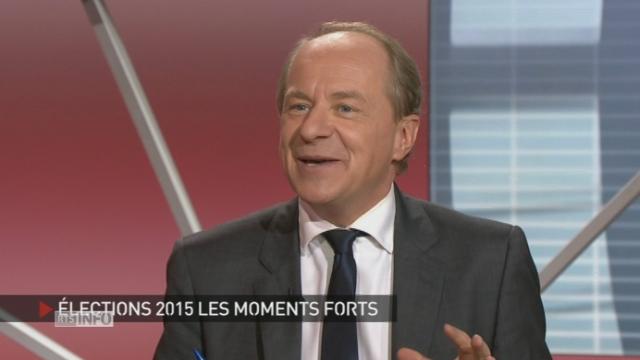 Les moments forts de la soirée électorale présentés par Alain Rebetez