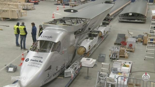 L'avion de Solar Impulse a quitté sa base de Payerne