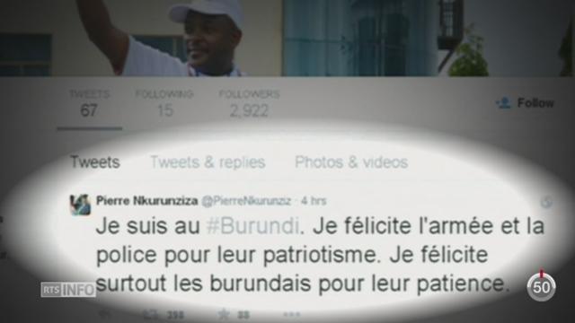 Burundi: la tentative de putsch du général Niyombare est un échec