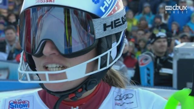 Slalom dames : Denise Feierabend (SUI)