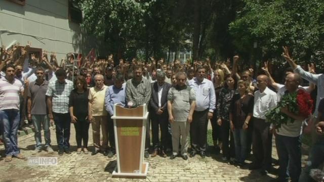 Dernier hommage aux victimes de l'attentat de Suruç en Turquie