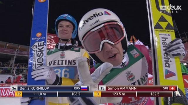 Tournée des 4 tremplins : Simon Ammann (SUI) sera le seul représentant suisse en seconde manche après son saut face à Denis Kornilov (RUS)