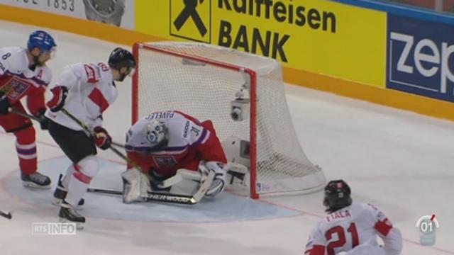 Hockey - Championnat du monde: la Suisse était déjà sûre d'atteindre les quarts de finale