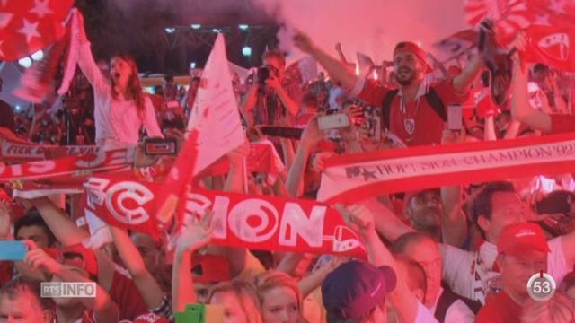 Football- Coupe de Suisse: Sion a fêté dignement ses vainqueurs