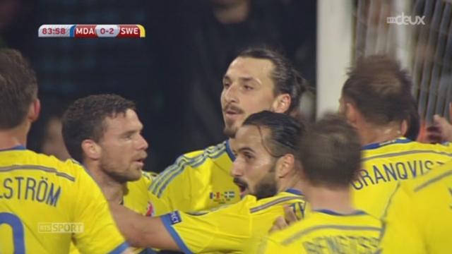 Groupe G, Moldavie - Suède (0-2): Zlatan Ibrahimovic marque un doublé et permet au Suédois de s’imposer