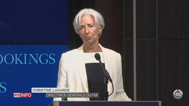 Christine Lagarde se dit favorable à un allègement de la dette grecque