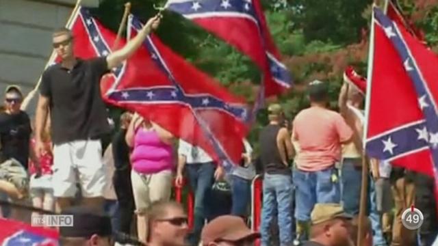 États-Unis: le Ku Klux Klan a manifesté contre le retrait du drapeau confédéré en Caroline du Sud