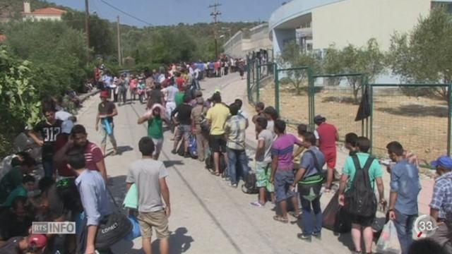 Crise des migrants: l'île grecque de Lesbos est au bord de l'explosion