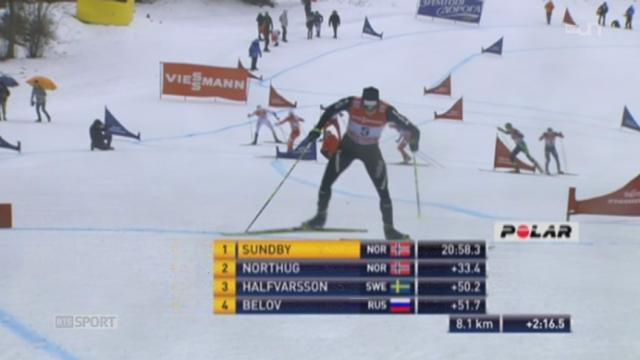 Ski de fond - Tour de Ski: le Norvégien Sundby s'impose alors que Dario Cologna manque nettement le podium
