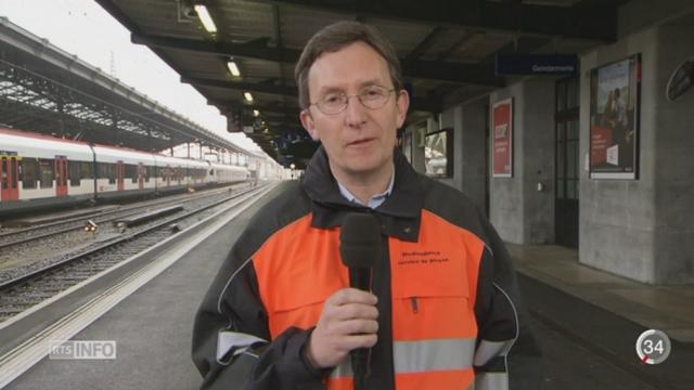 Coupure ligne ferroviaire: les explications de Jean-Philippe Schmidt, porte-parole CFF
