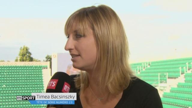 Tennis- Roland Garros: entretien avec la Vaudoise Timea Bacsinszky qui entre en lice mardi