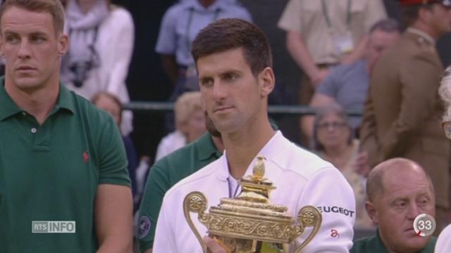 Tennis - Wimbledon: Novak Djokovic a remporté le tournoi