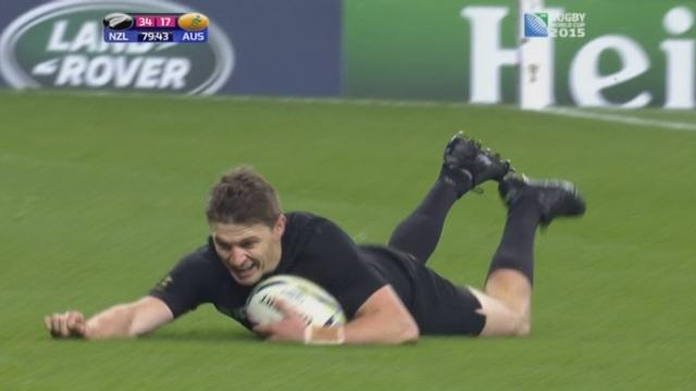 Finale, Nouvelle-Zélande - Australie (34-17): Sublime essai de Beauden Barrett qui assure la victoire à son équipe