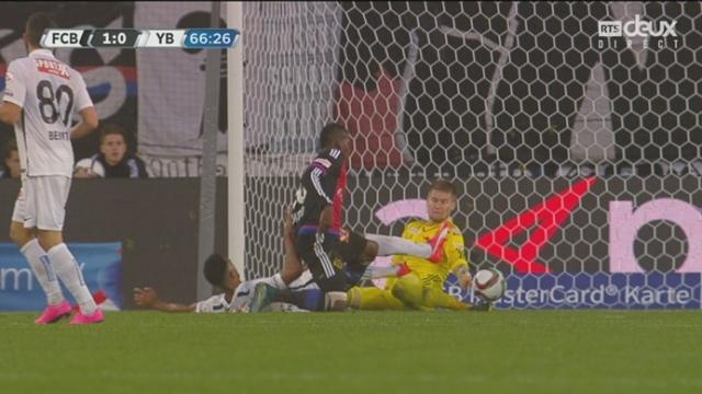 FC Bâle - Young Boys (1-0): Gregory Wüthrich prend un second jaune et est expulsé du terrain