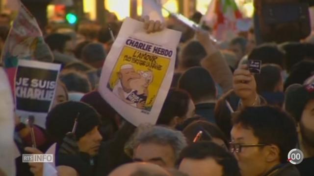 Attentat contre Charlie Hebdo: le drame de Paris provoque une émotion planétaire