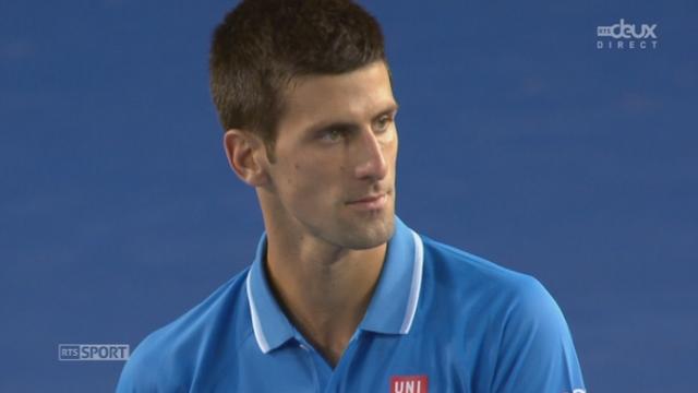 1-4 de finale, Djokovic-Raonic (7-6): Nole remporte ce premier set disputé, au tie break ...  depuis 6 à 3