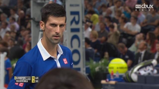 ½, N. Djokovic – S. Wawrinka (6-3): le Serbe remporte cette 1re manche