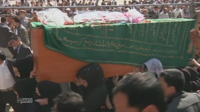 Funérailles d'une Afghane battue à mort