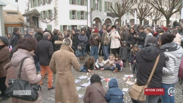 La Suisse romande aussi s'est montrée solidaire avec Charlie Hebdo
