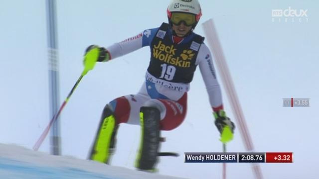 Super-combiné, slalom dames: Wendy Holdener (SUI)