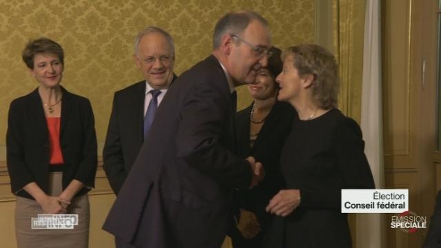 Guy Parmelin rejoint ses nouveaux collègues