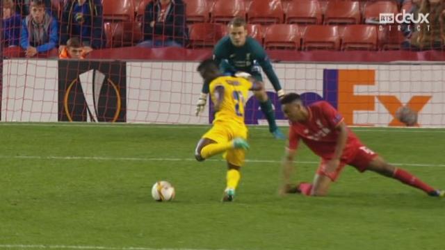 Liverpool - Sion (1-1). 68e minute: cette fois, c’est le portier de Liverpool, Mignolet, qui sauve les siens