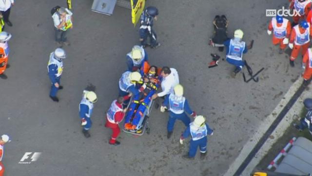 F1 - GP de Russie: un violent accident a secoué Carlos Sainz