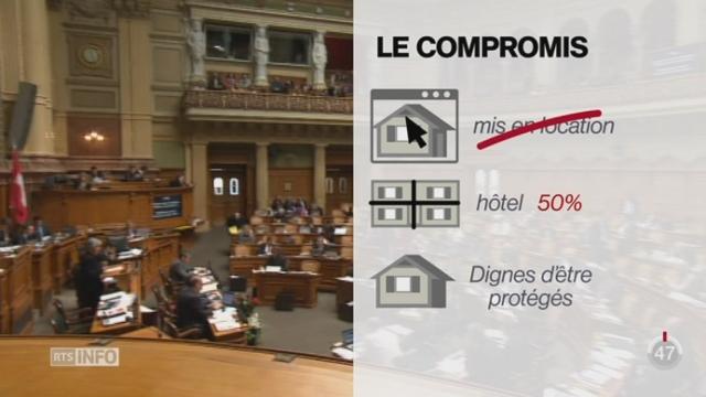 La loi sur les résidences secondaires ne sera pas renvoyée au Conseil fédéral