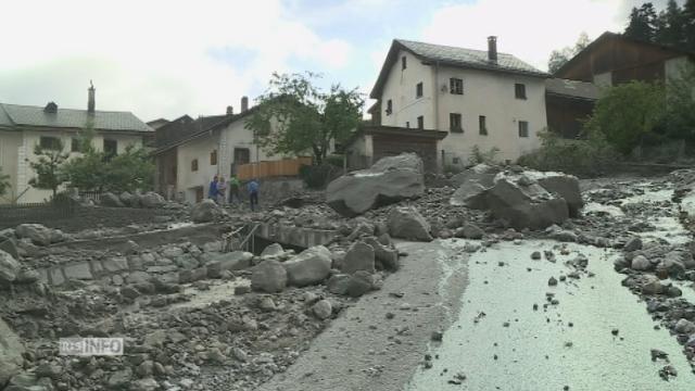 Une coulée de boue a traversé le village grison de Scuol