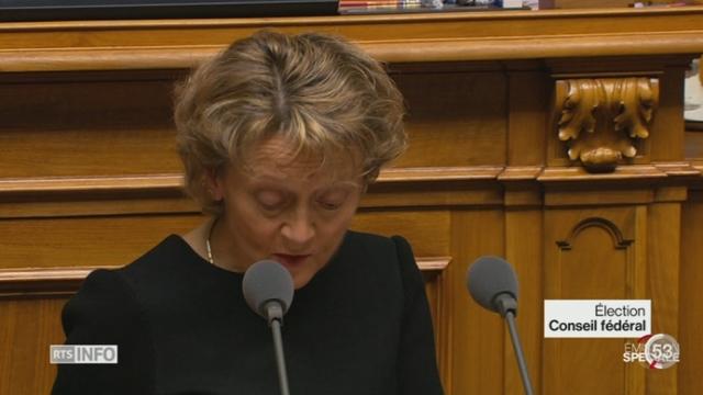 Conseil fédéral: Éveline Widmer-Schlumpf a été ovationnée pour son travail