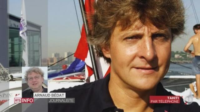Disparition du navigateur suisse Laurent Bourgnon: les explications d’Arnaud Bédat à Tahiti