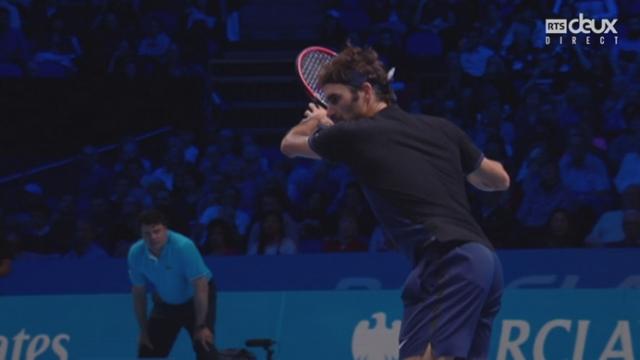 Roger Federer (SUI) - Kei Nishikori (JAP) (7-5, 3-1 ): Break blanc pour Federer qui contrôle le terrain
