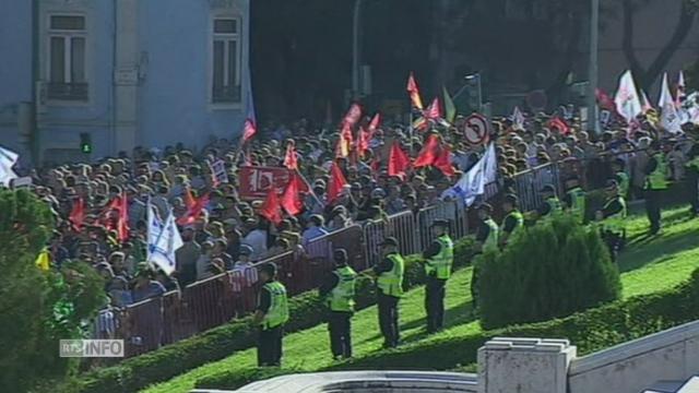 Manifestation de soutien pour un gouvernement de gauche au Portugal