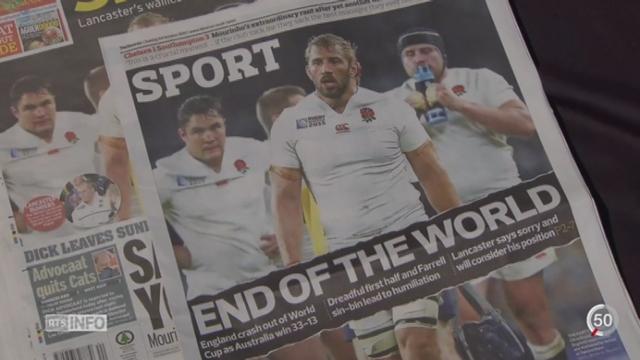 Rugby - Coupe du Monde: l’Angleterre est éliminée avant les phases finales