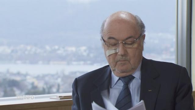 Sepp Blatter: "J'utiliserai tous les recours"