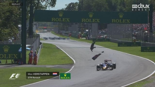 Monza. Q1: incident Max Verstappen