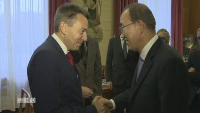 Ban Ki-moon rencontre Peter Maurer