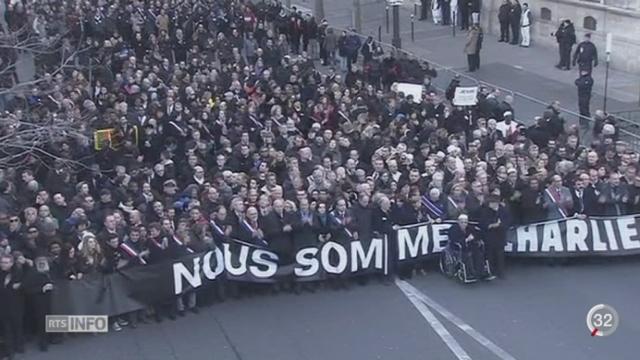 La marche pour Charlie Hebdo a rassemblé plus d'un million et demi de personnes