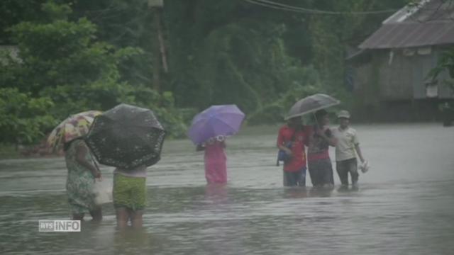 La Birmanie est touchee par des inondations