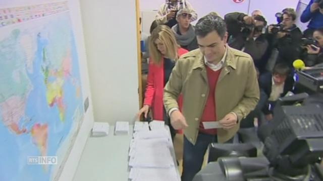 Les candidats ont voté en Espagne