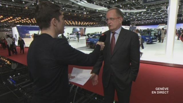 Salon de l'auto: François Egger s'entretient avec François Launaz, président d'Auto-Suisse 2-4
